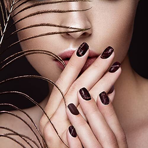 168 Pieces 12 Sheets Full Wrap Nail Polish Stickers Self Adhesive Lovely Style