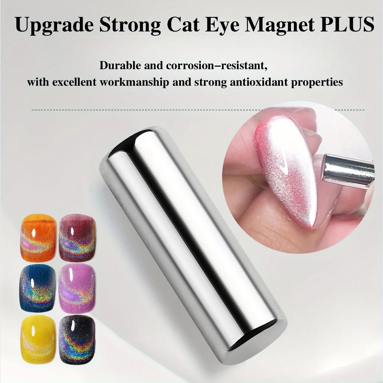 3×0.7cm Cat Eye Nail Magnet Pen Strong Magnetic Tool for Gel Polish