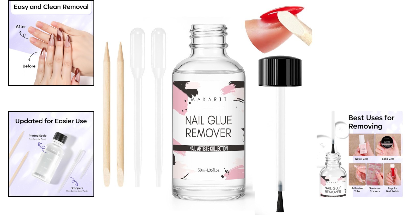 Cruelty-Free Nail Glue Remover – 30ML of Gentle, Fast and Effective Debonder