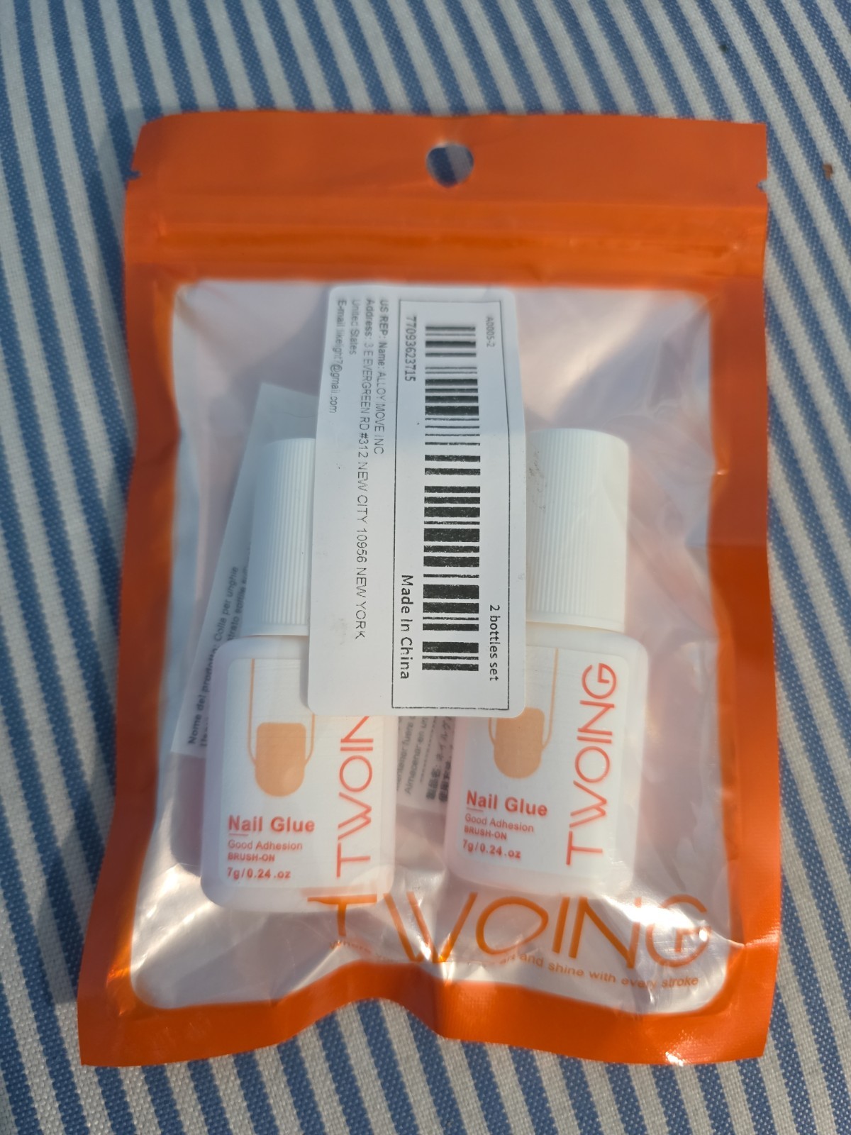 Twong New Nail Glue 2x 0.24 Oz