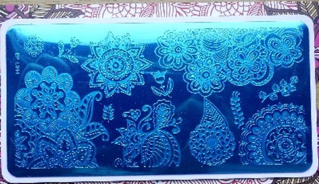 Chic Flower Theme Nail Art Stamping Manicure DIY Template Image Plate BP L014