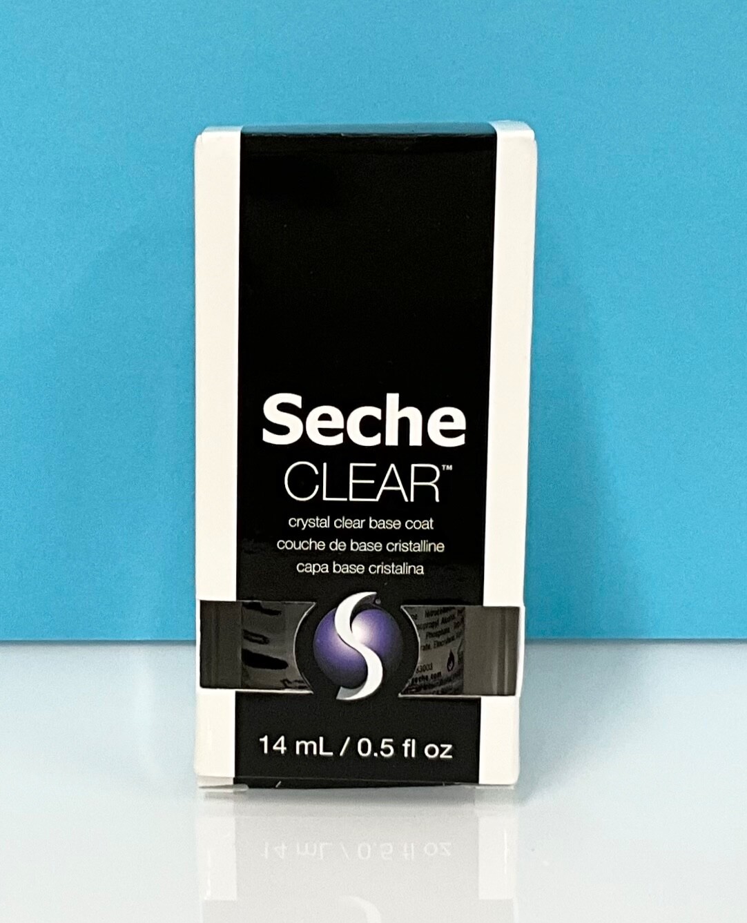 Pack of 6-Seche Clear Crystal Clear Base Coat for Nail Polish 14 ml