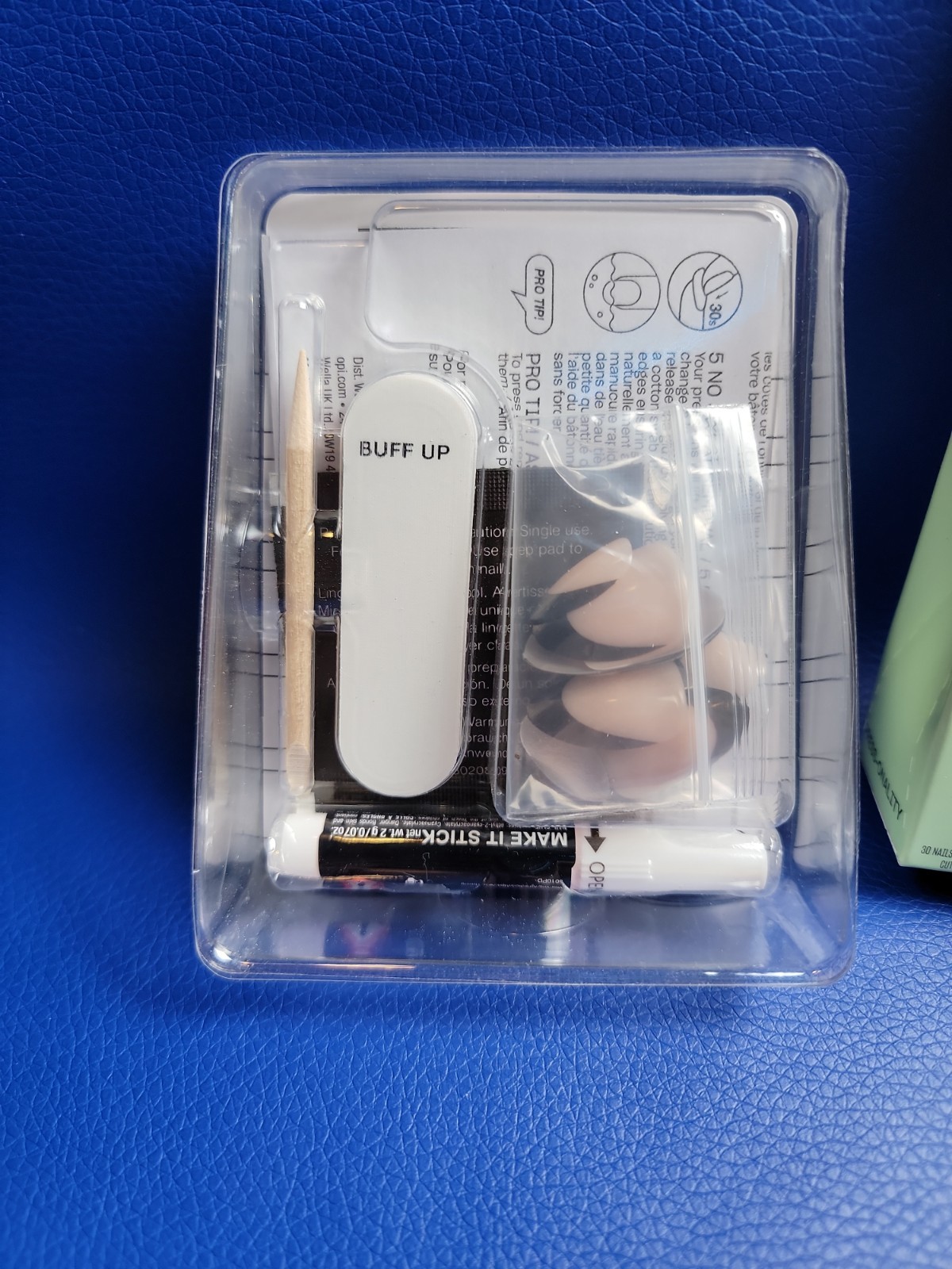 OPI – Xpression Square Classic Press On Nails – Mint Green – As Pictured Showed