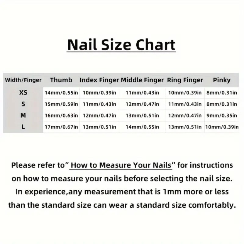 10/20PCS Handmade Almond Shape Press On Nails Gradient Floral Fake Nails S-L