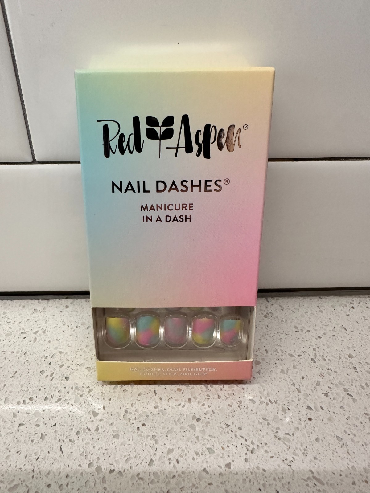 Red Aspen Press On Nails – Choose Your Dash – Buy more and save!