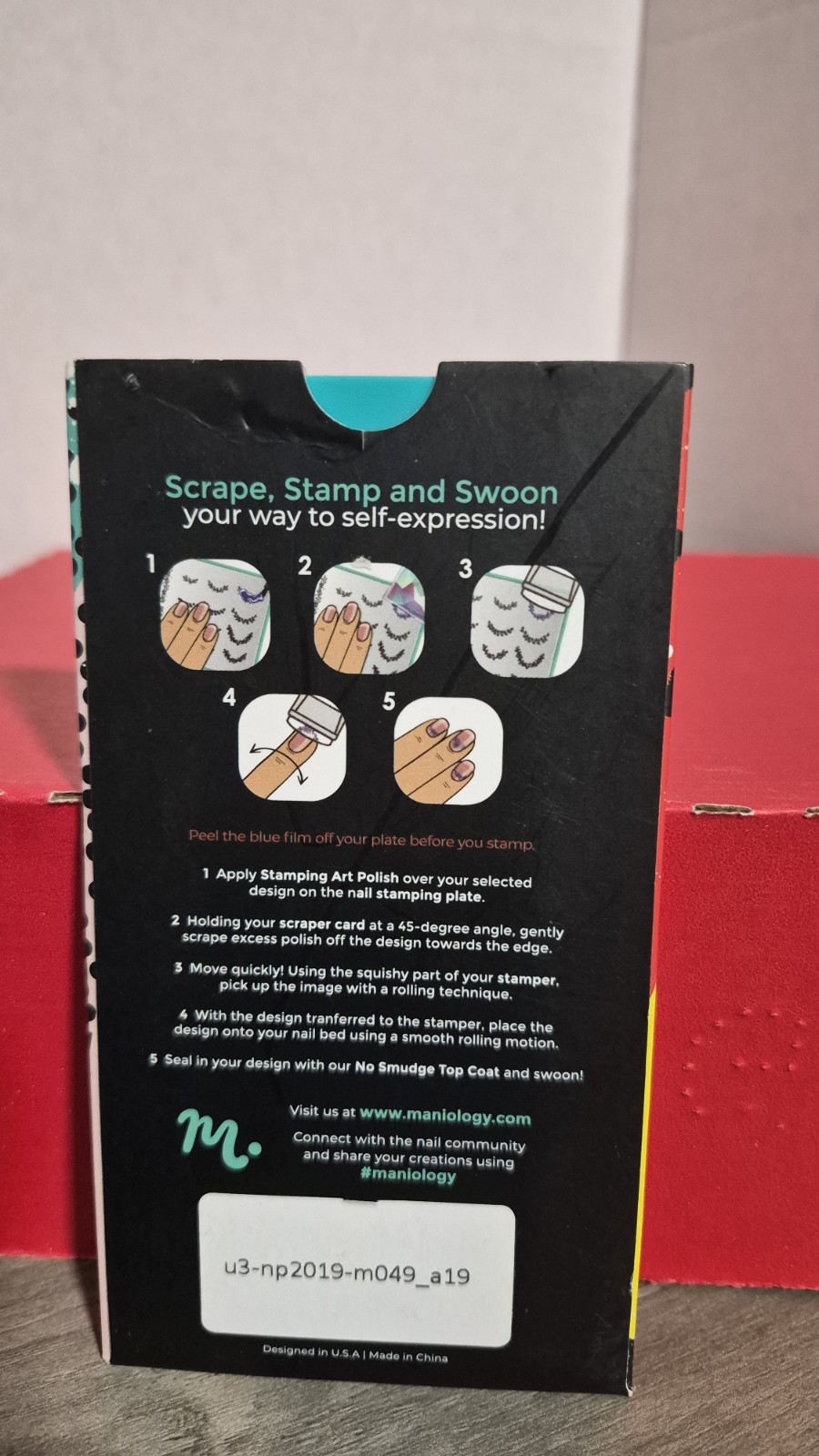 Maniology Game Over 049 Nail Stamping Plate NIB