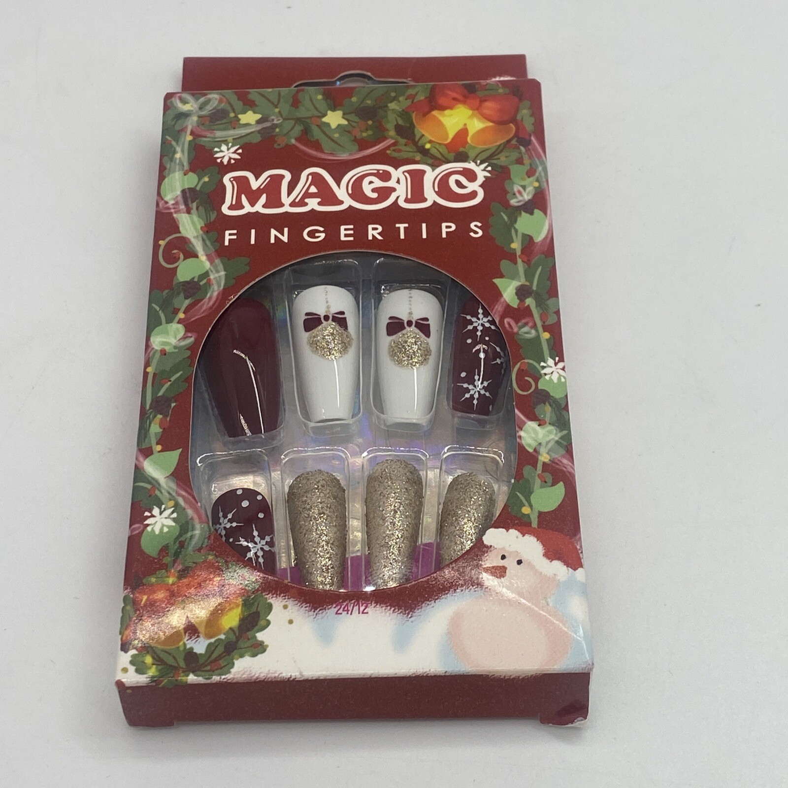 5 sets of Press on nails, Glue On, Nail Set, Matte, Glossy, Glitter