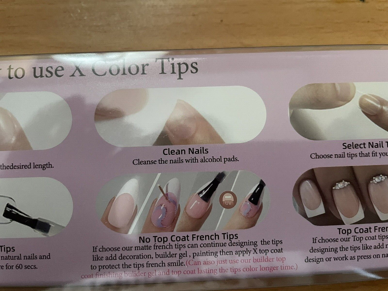 Nails- Una Gella X-Color Tips Nails New In Box