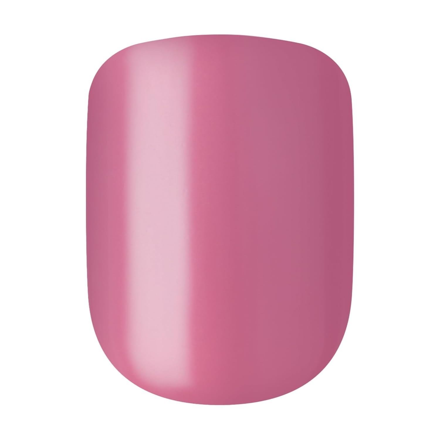 Petal Pink Kiss Press-On Nails – 30 Solid, Shimmery Nails for Quick Manicures