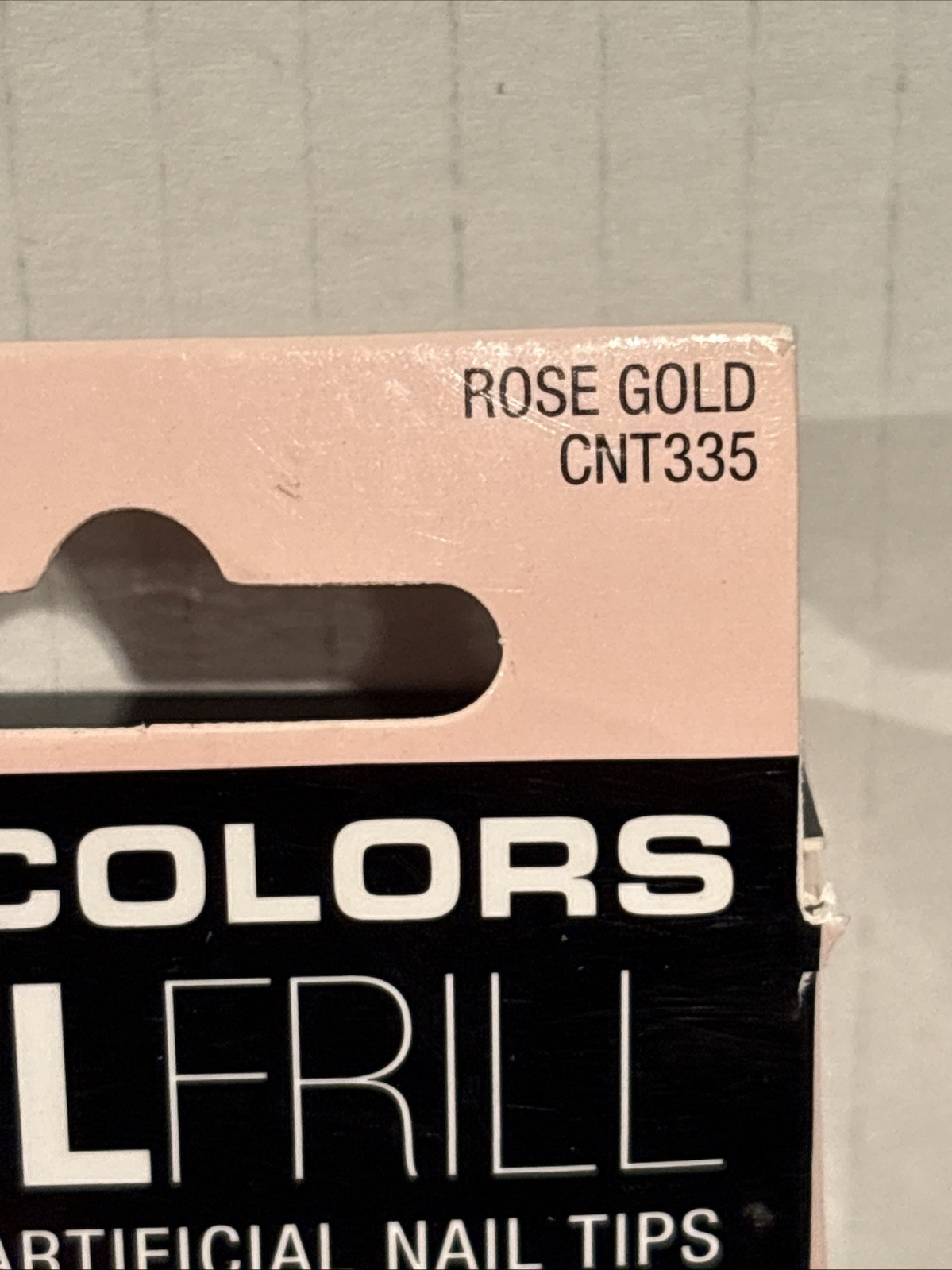 L.A. Colors Nail Frill Designer Nails 33 PC Rose Gold Glue File Pad New