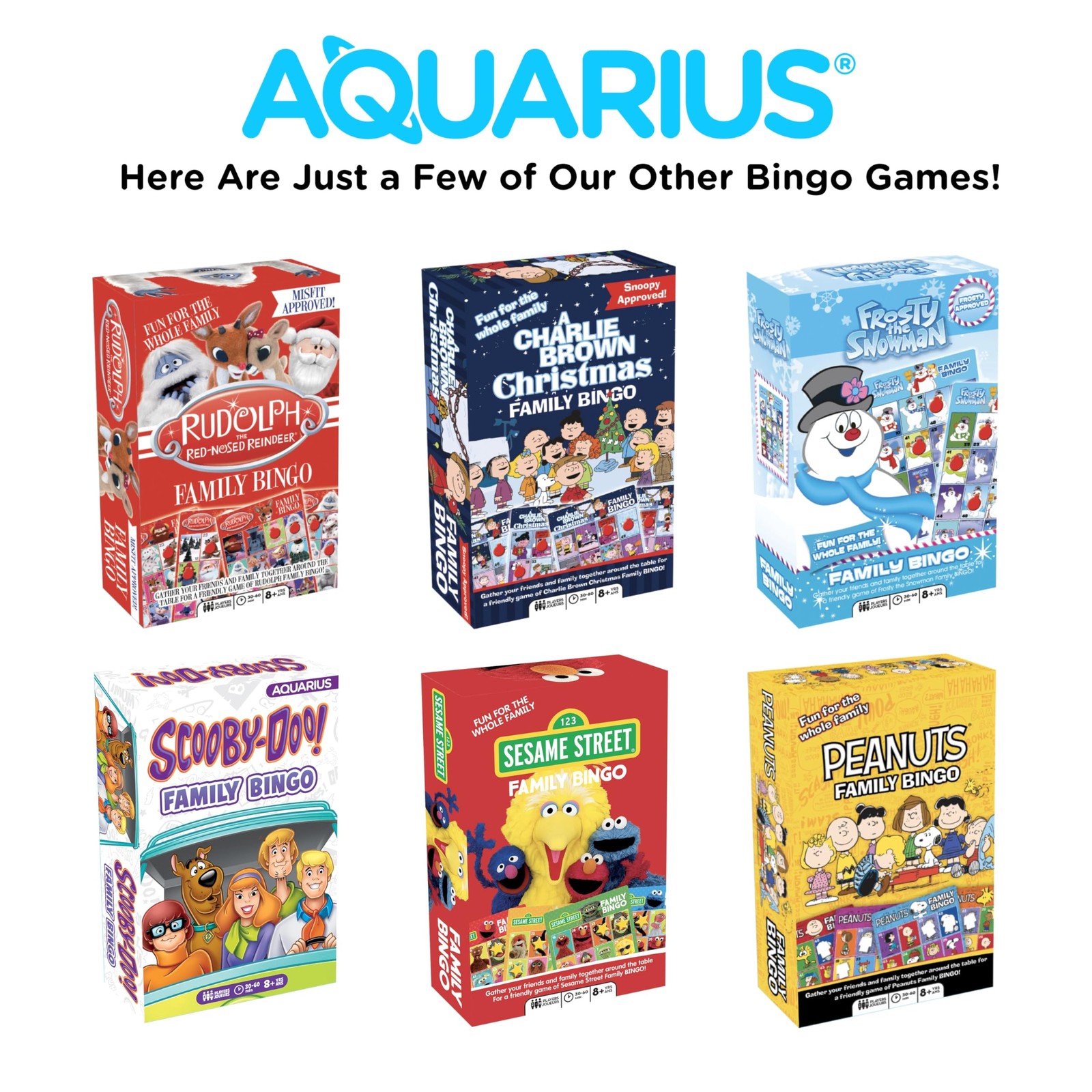 Aquarius Harry Potter Family Bingo Game – Fun One Size,