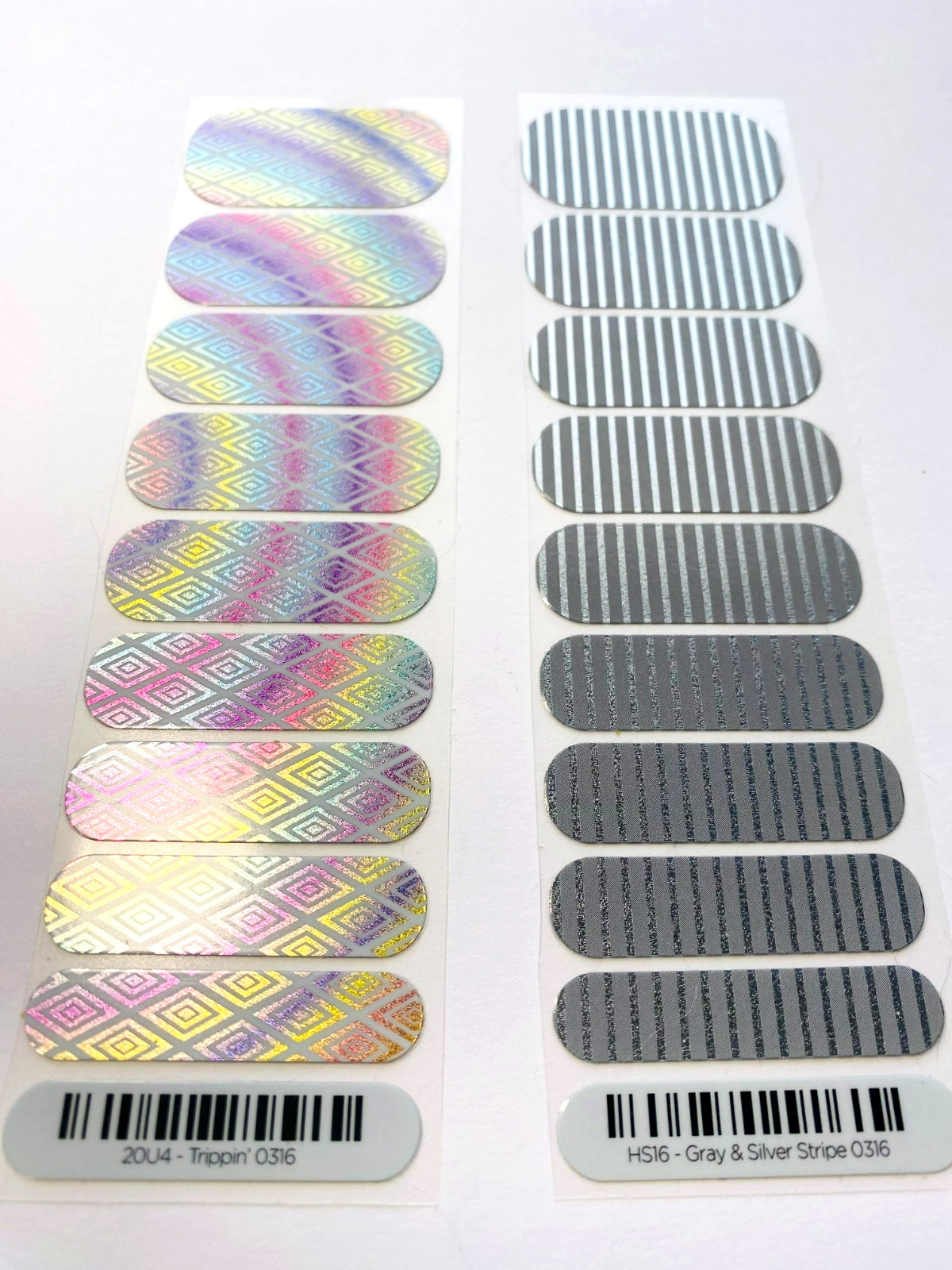 Jamberry Nail Wraps Retired Choice Half Sheet 1/2 Sparkle Glitter Floral Stars