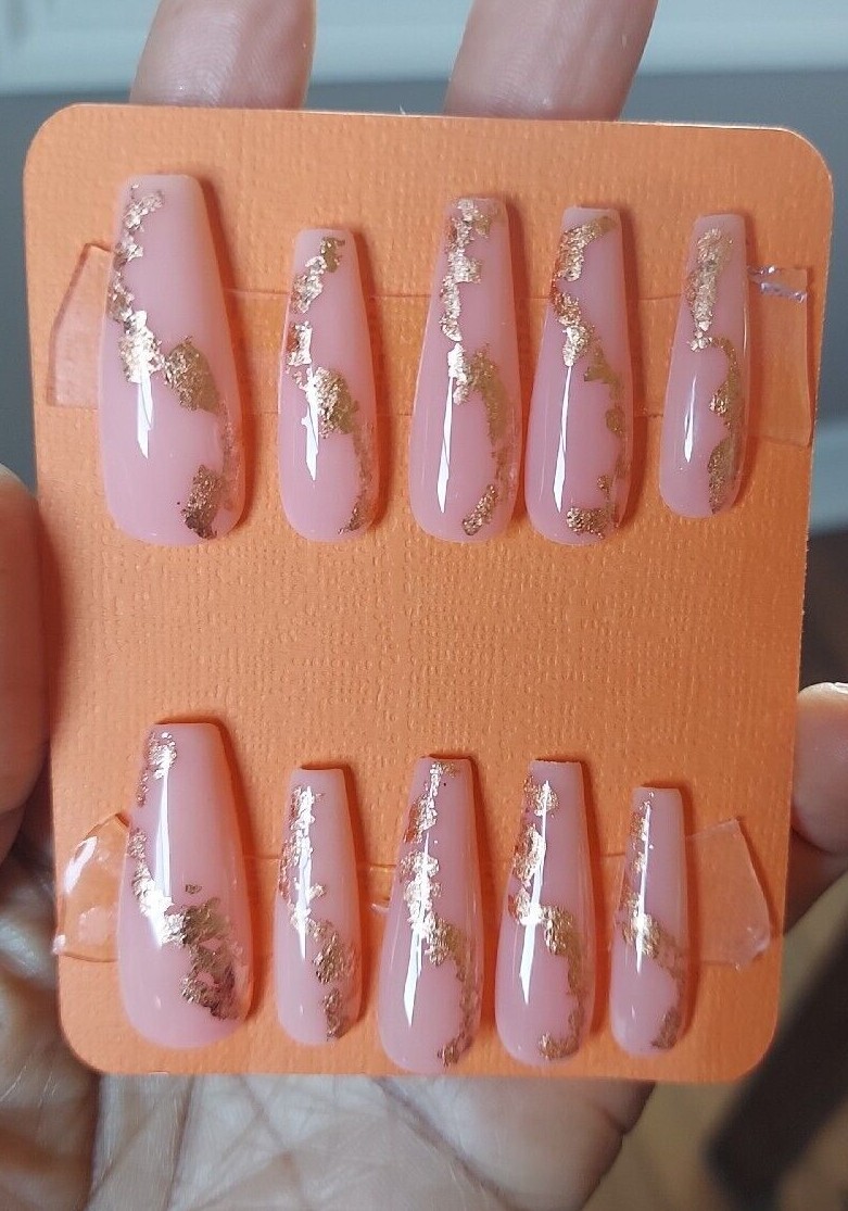 Nude Nails Rose Gold Nails Nude Wedding Nails Natural Wedding Nails Bridesmaids