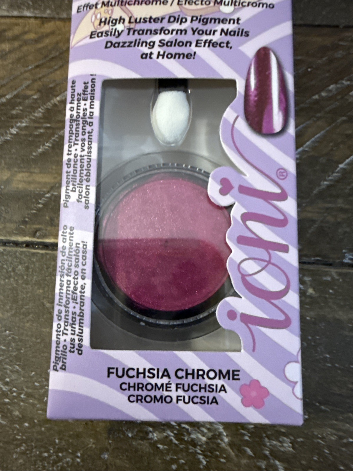 Ioni Nail Art Chrome Powder Fuschia