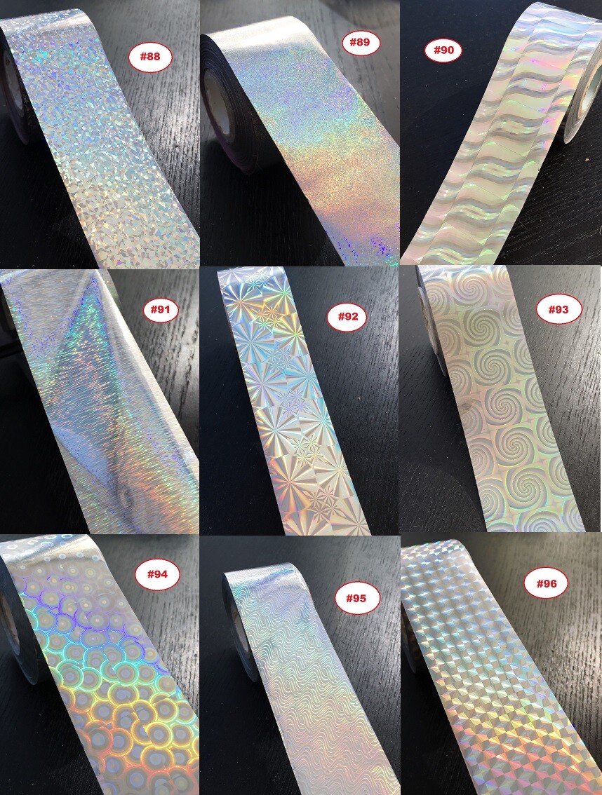 10-115 pcs DIY Transfer Paper Foil Nail Art Sticker Decal Decoration, Nail Art