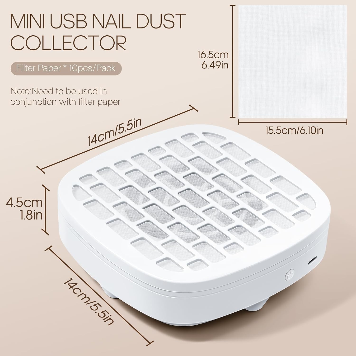 Efficient Nail Dust Collector – Low Noise & Powerful Suction for Professionals