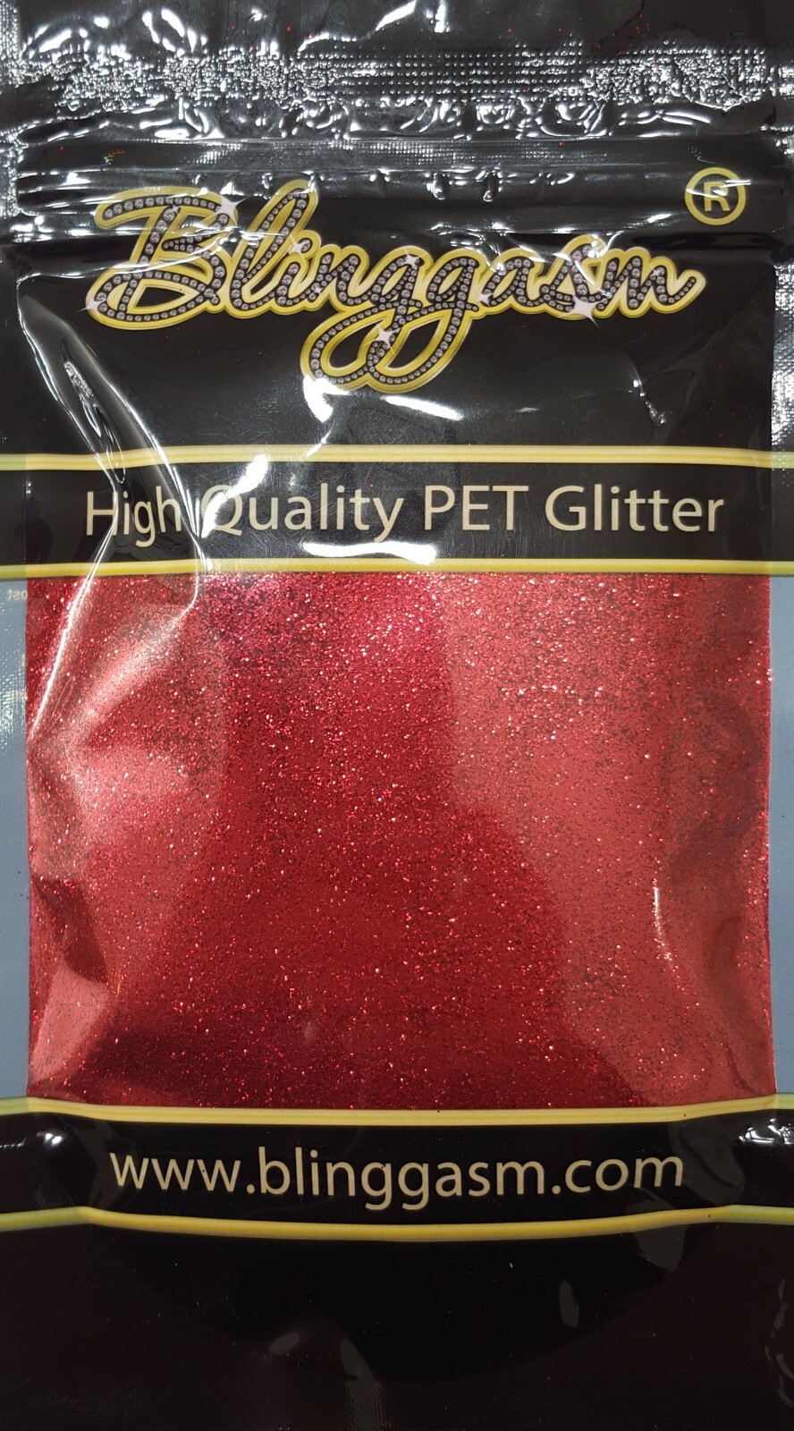 METALLIC SOLVENT RESISTANT GLITTER 3.5 OZ BY WEIGHT #16 B0304 RED