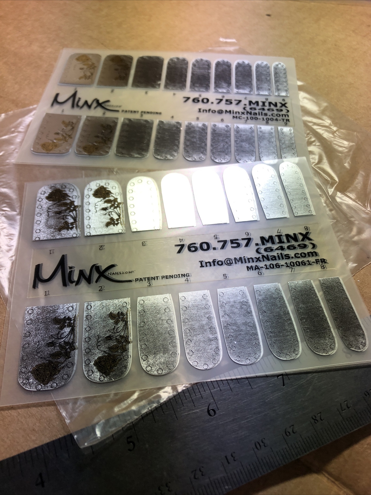 Minx Foil Nail Cover Nail Art Sticker Manicure Wraps