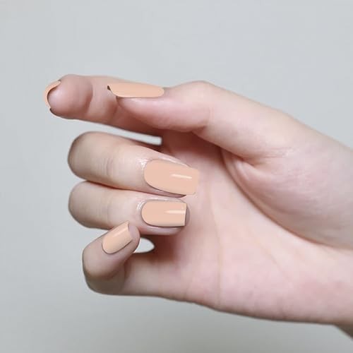 12 Sheets 168 Pieces Solid Color Nail Polish Strips, Self-Adhesive Dark Pink