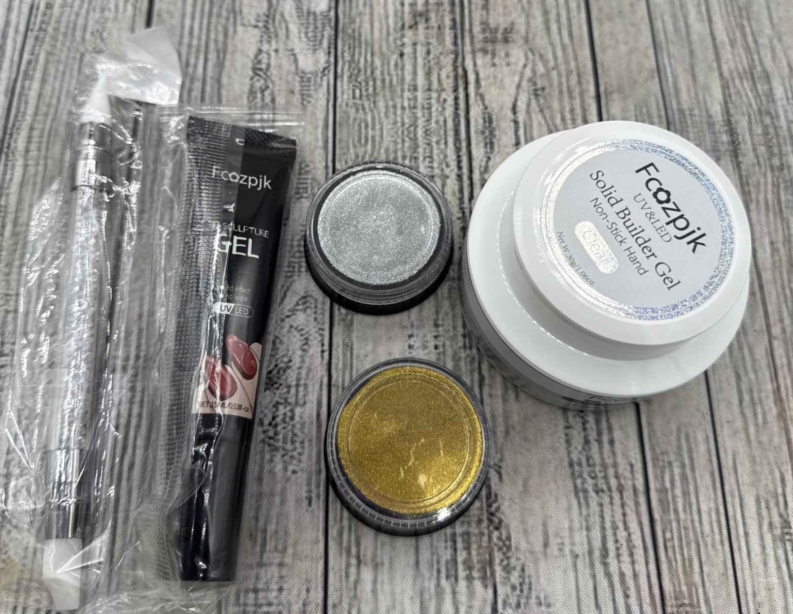 Solid Gel Builder for Nails,30g Clear Non-Stick Hand,Sculpture Gel Gels kit