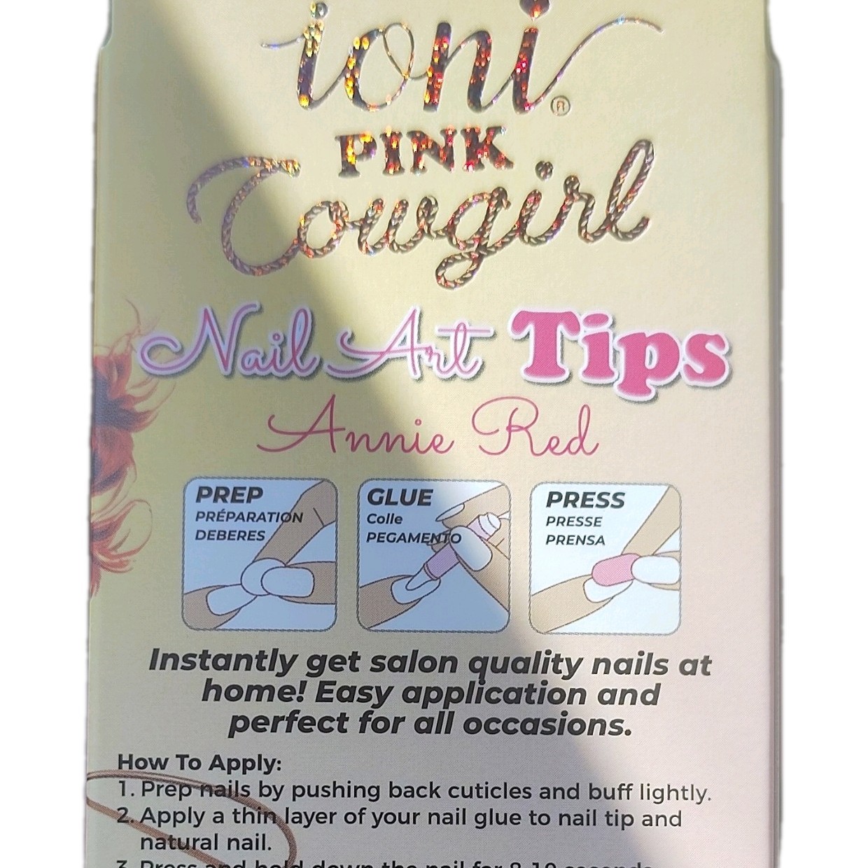 Ioni Pink Cowgirl Nail Art Tips