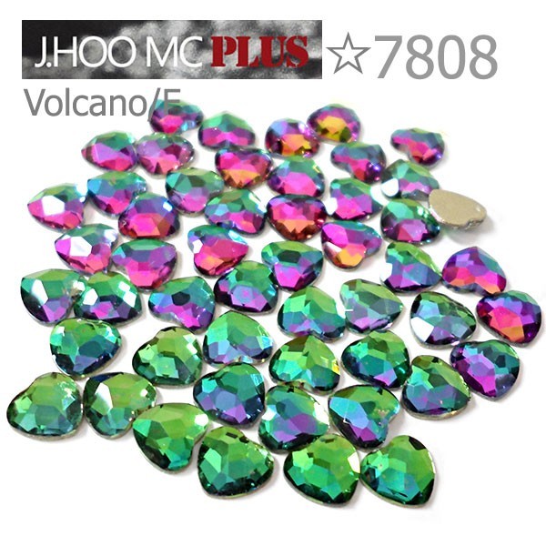 J.HOO Crystal 7808 Heart Flat Back Rhinestones 5×4.5mm Nail Art (10pcs)