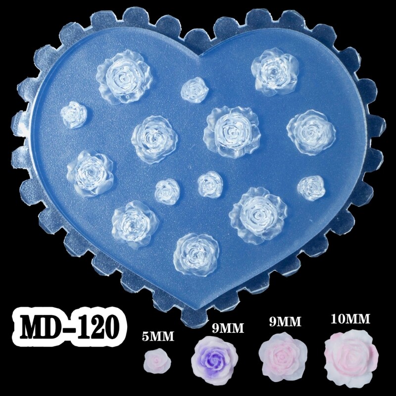 Silicone Nail Art Molds Embossing Nails Carving Templates for Nail Enthusiasts