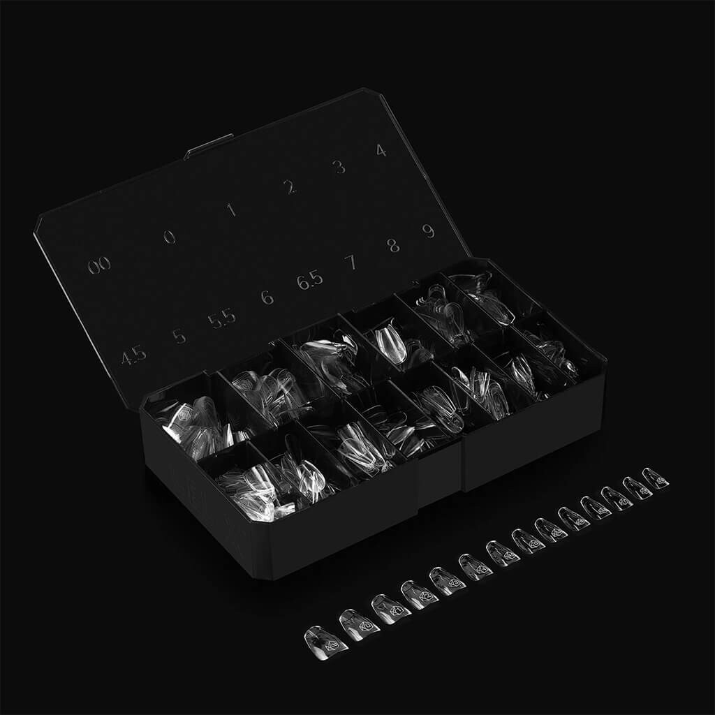 Gel X Natural Coffin Short (Box of 600 Tips)