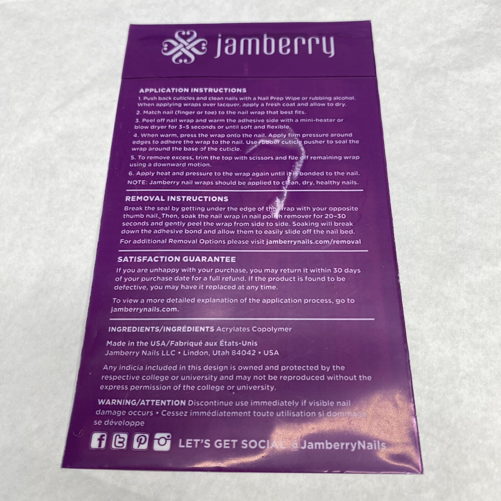 JAMBERRY Nail Wraps. FULL Sheet. Feeling Festive Winter Christmas Free Shipping