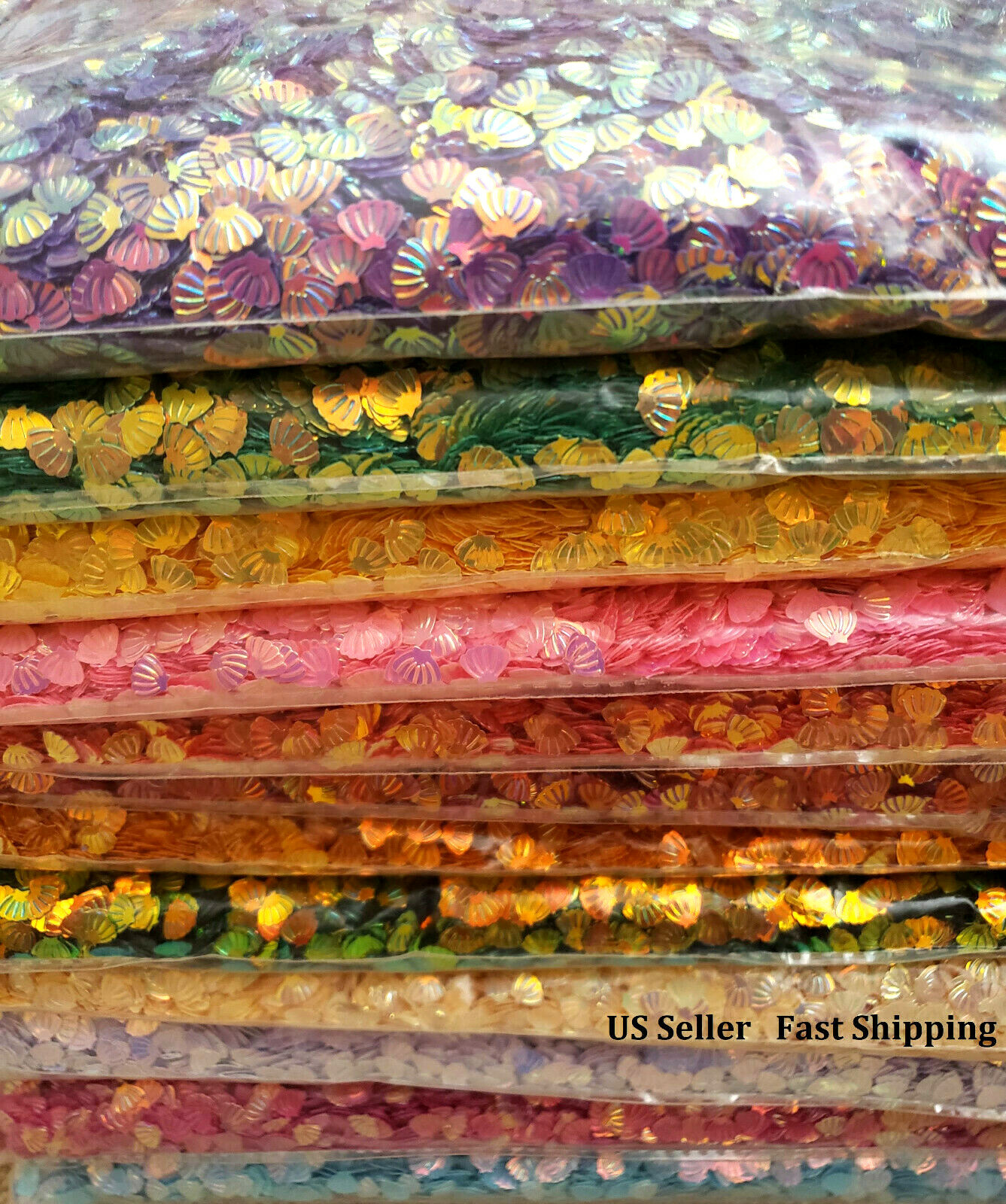 10g New 3D 12 Colors Options AB Thin Glitter Shell Flakes Sequins Nail Art Decor