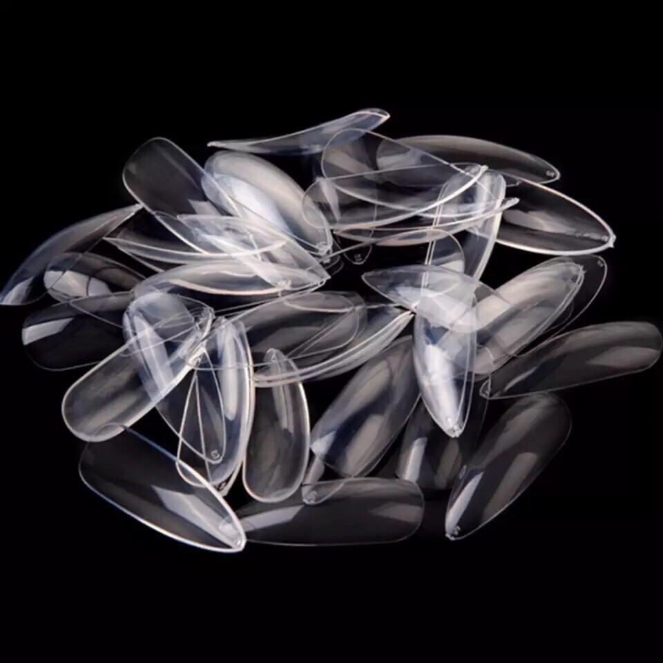 Makartt 500pcs Nail Tips Press On Long Stiletto Full Cover Pointy Claws