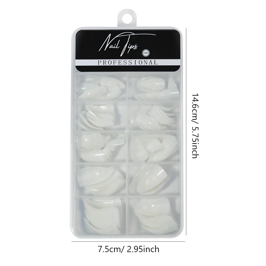100Pcs Artistic Eagle Claw Fake Nails False Tips Extension Fashionable Nail Art