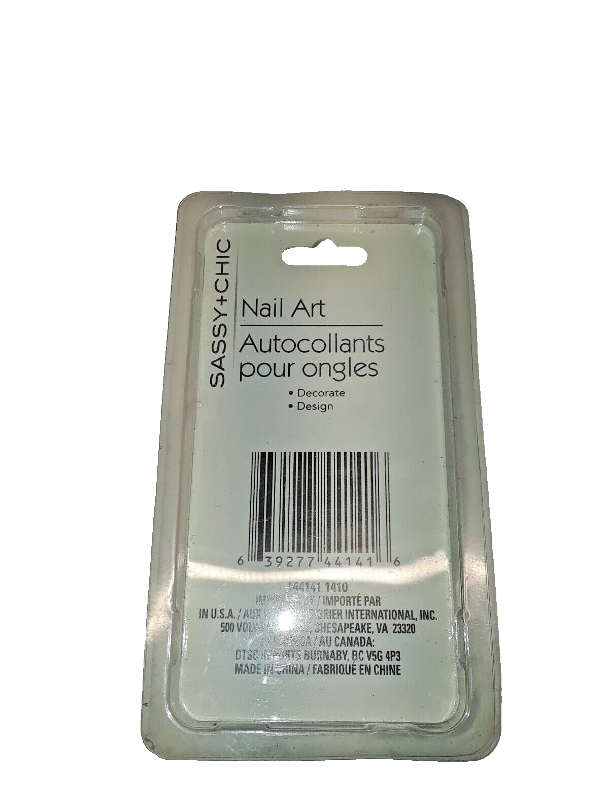 Sassy + Chic Nail Art 8 Mini Bottles. Decorate Design. New