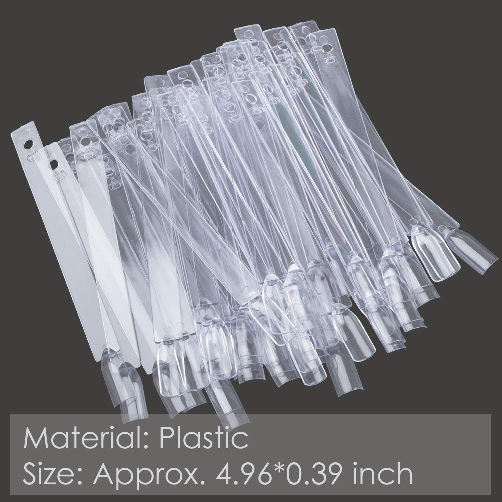Versatile 150 Nail Art Display Sticks – Durable Acrylic with Glossy Finish