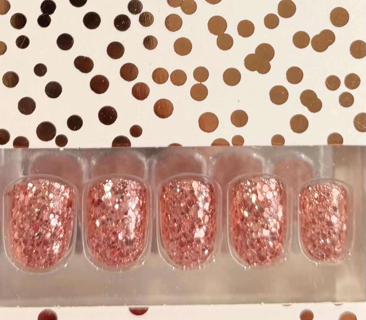 Red Aspen Valentine’s Day Short Square Pink Glitter If the Tiara Fits 💗