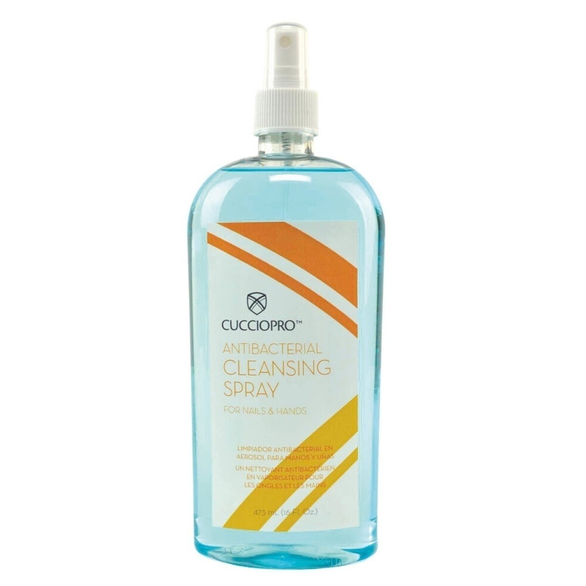 Cuccio Pro Antibacterial Cleansing Spray For Nails & Hands 16 oz (473 ml)