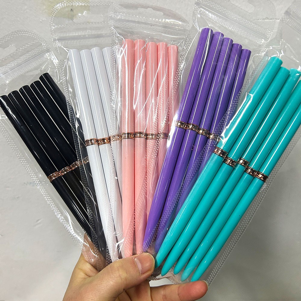 5/10pcs Pink/Black Nail Art Liner/Painting Brushes Ultra-thin Line Drawing Tool