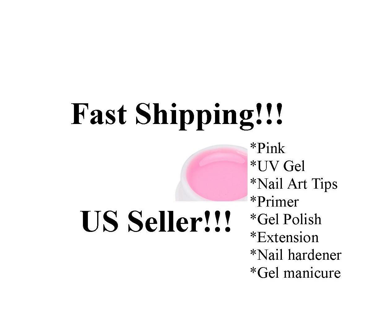 2 Pink UV Gels*Nail Art Tips*Primer*Gel Nail Polish*Extension*hardener*manicure