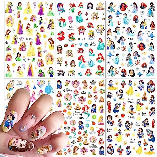 Cute Cartoon Nail Art Stickers Cartoon 3D Self Adhesive Nail Art Supplies
