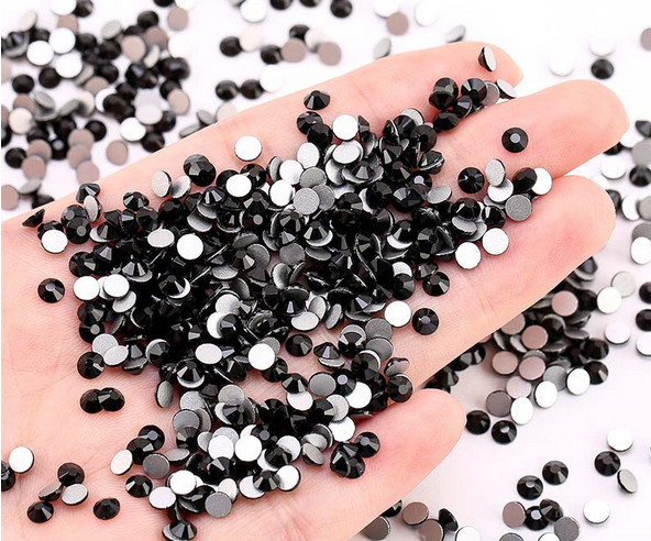 1440pcs/Lot 3D Nails Decoration Glitter Nail Art Rhinestones Flatback Crystals