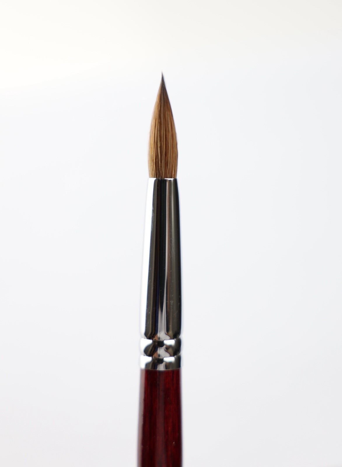 Authentic Unailbeauty 100% Kolinsky Acrylic Nail Brush Round Wood Handle Size#18