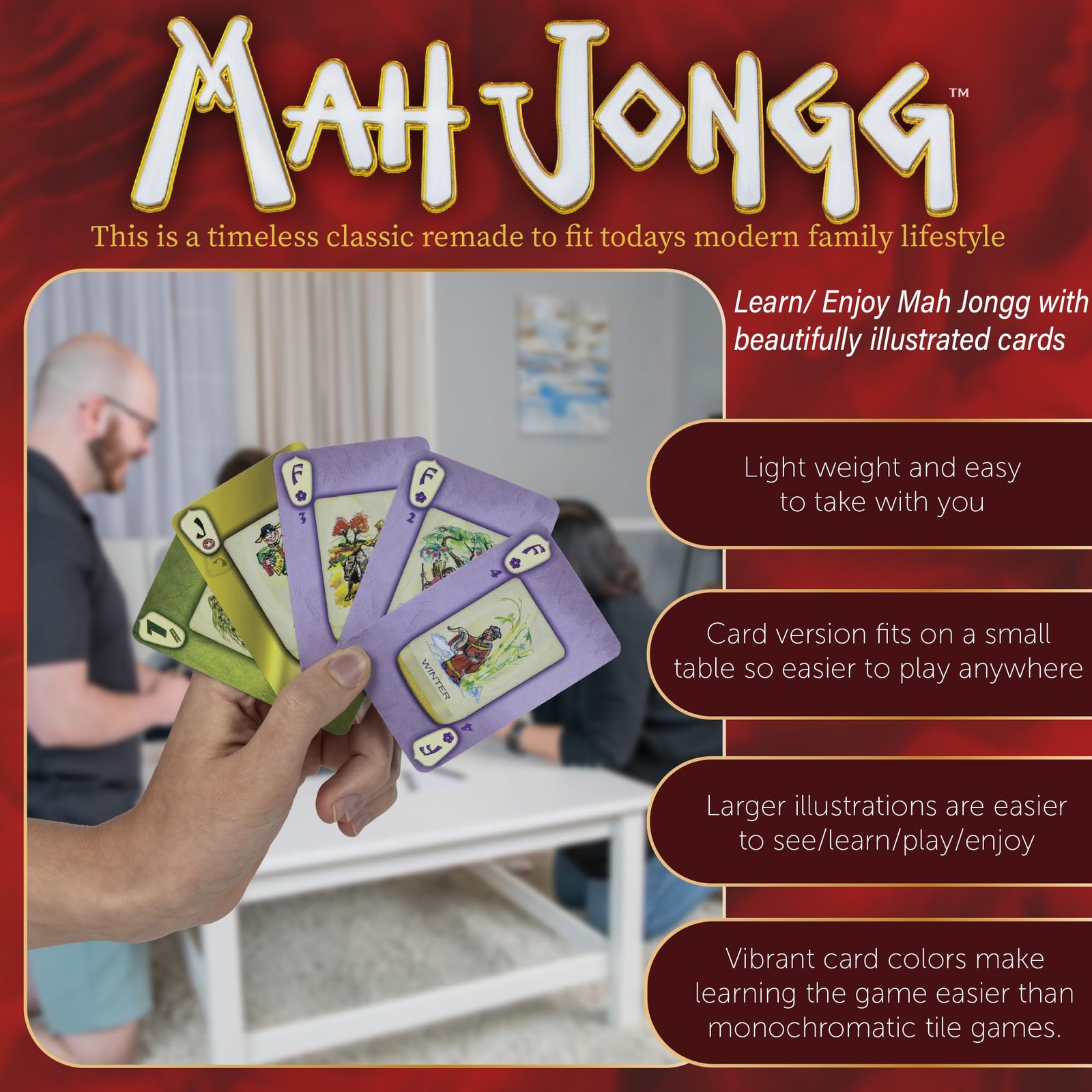 Continuum Games Mah 4.75 inches (W) x 6.25 (L) x 2.6 (H), Multi