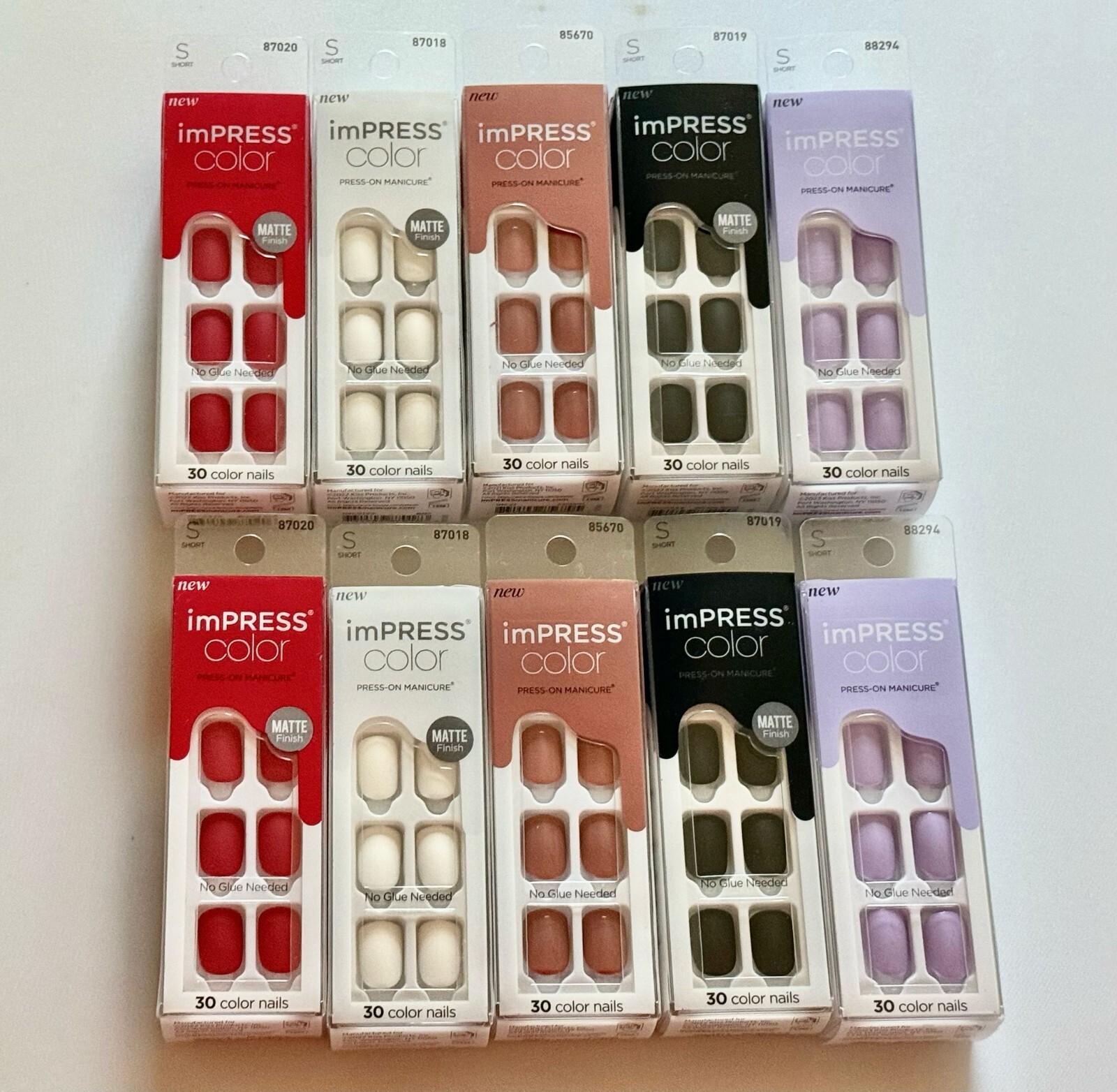 “Set of 100” Kiss imPRESS Nails Mixed LOT**FREE SHIPPING*** CLOSEOUT–Deal# 55***