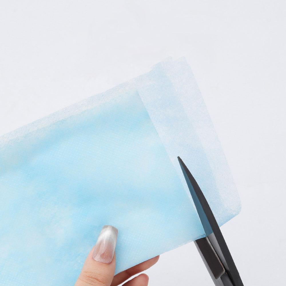 100pcs Disposable Nail Art Vacuum Dust Collector Non-woven Filter Paper Pink Blu