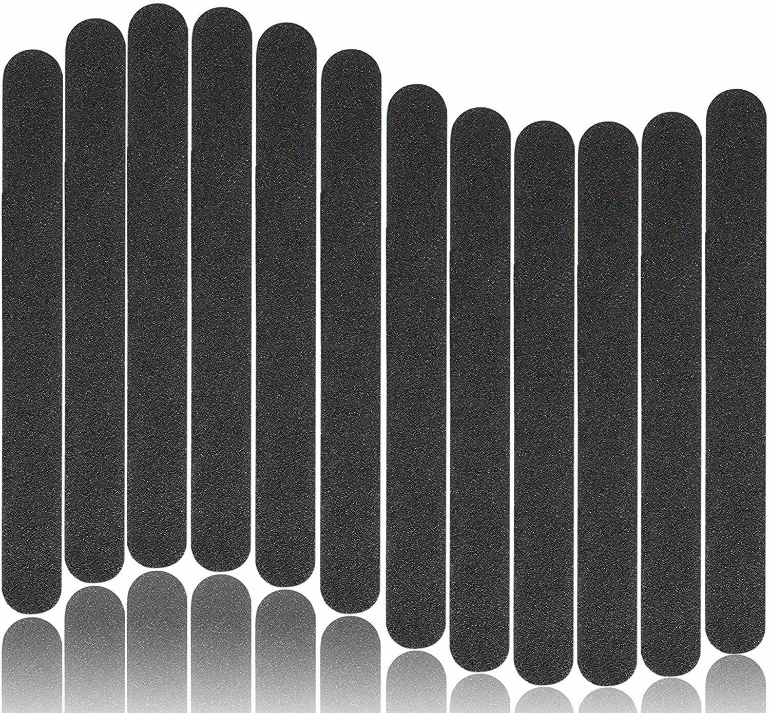 DHS Black Nail File 7 x 3/4 inch Finger Nail Buffer (50 Nail Files/Pack)