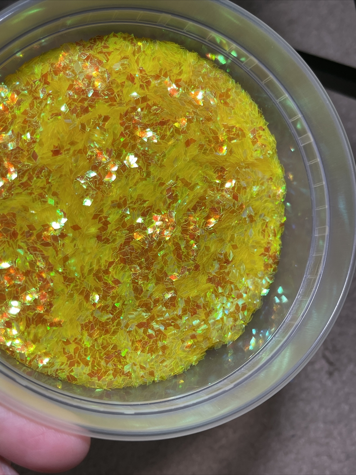 Solvent Resistant Iridescent RHOMBUS 2MM shape Glitter Nail Art Face Crafts 50G