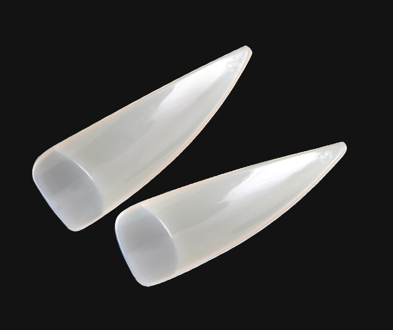 1000 Pcs Eagle Claw Stiletto Half False Tips Nail Art Gel Acrylic Tips 3 COLORS