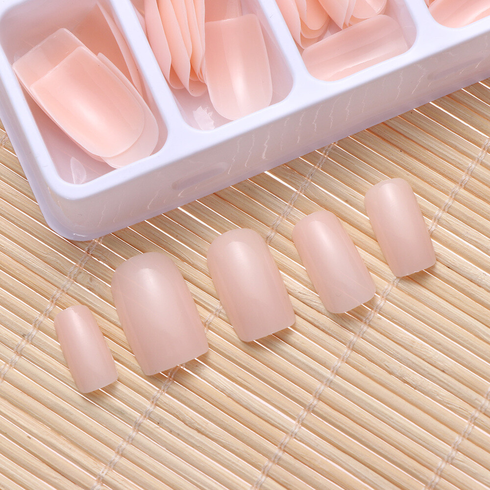 100PCS Nail Tips Artificial False Fake Nails Tips Nail Art Supplies for Nail Art