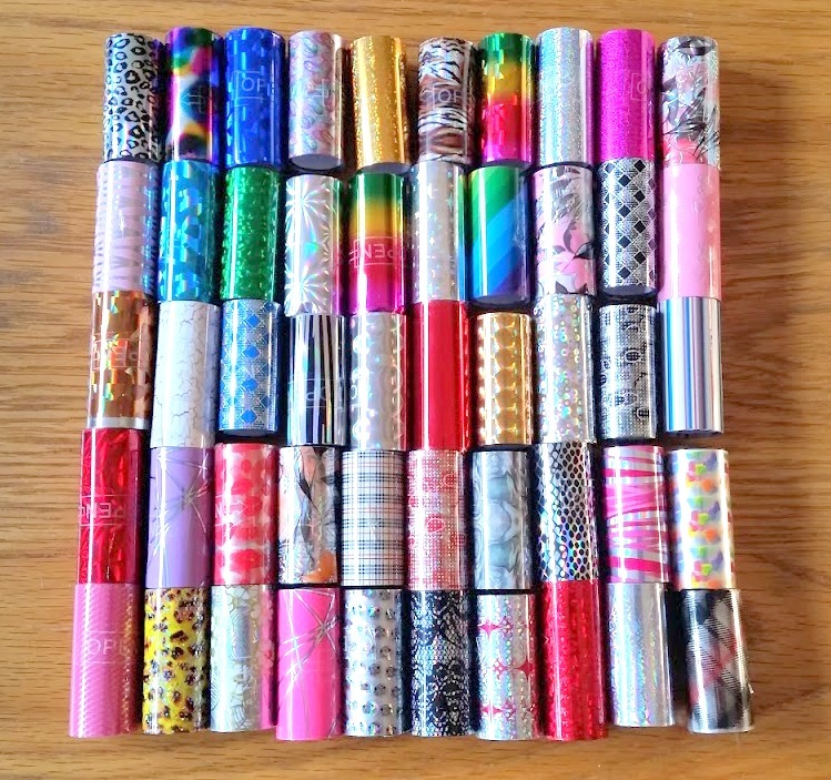 Nail Art Wrap Foils Transfer Shimmer Sticker Polish Manicure Decal Decoration