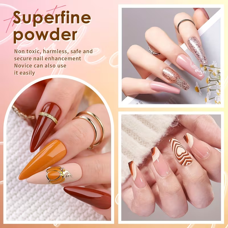 Acrylic Nail Powder Collection – 36 Vibrant Colors for Professional Nail Art